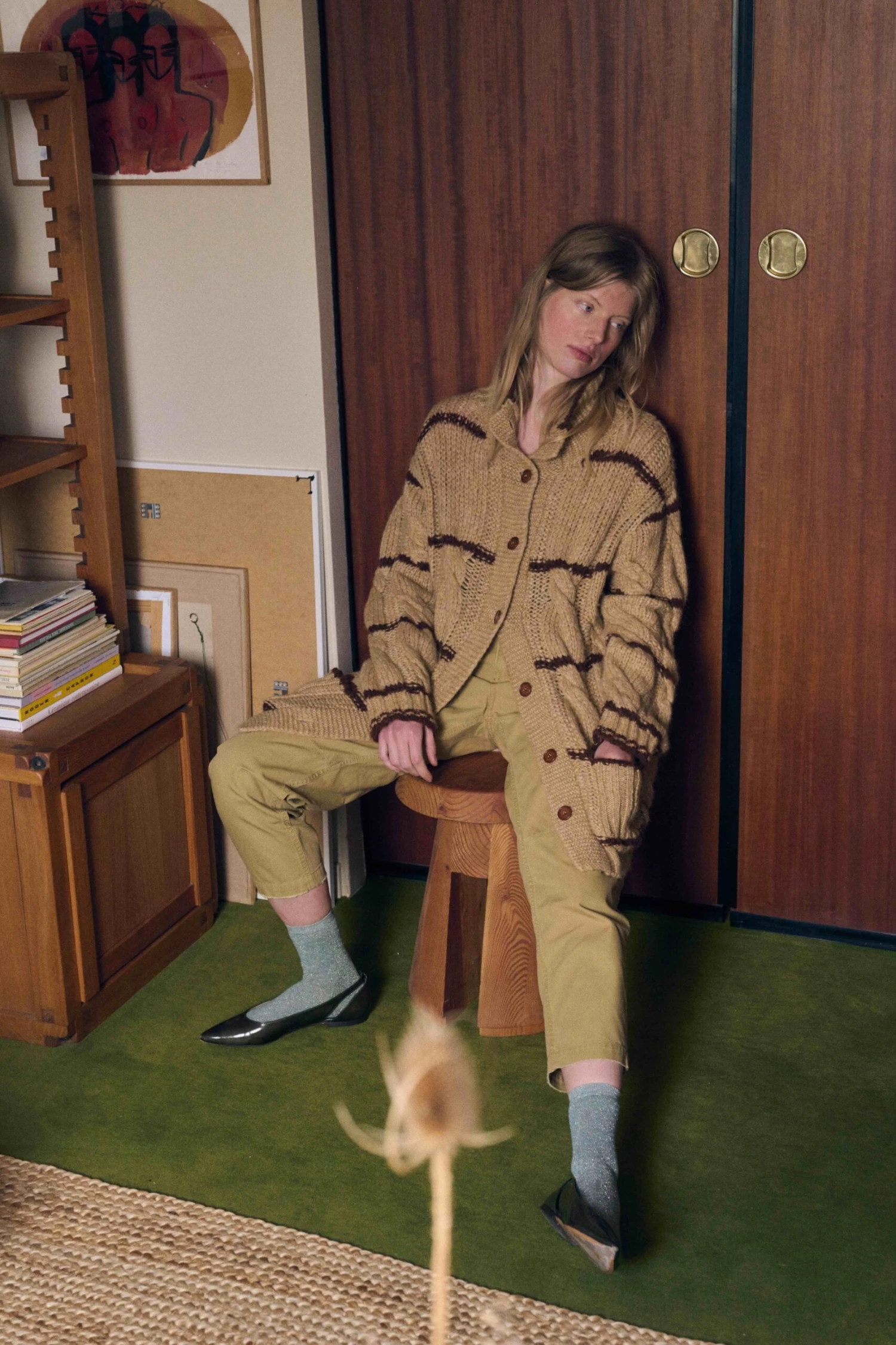 LEON & HARPER Cardigan Mucho Stripe 6 LEON & HARPER Cardigan Mucho Stripe - Image 6