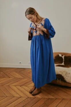 LEON & HARPER Robe Rom Losange