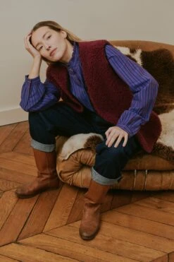 LEON & HARPER Chemise Caith Stripe