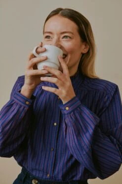 LEON & HARPER Chemise Caith Stripe -LEON & HARPER Shop 240116 Leon Harper 1814