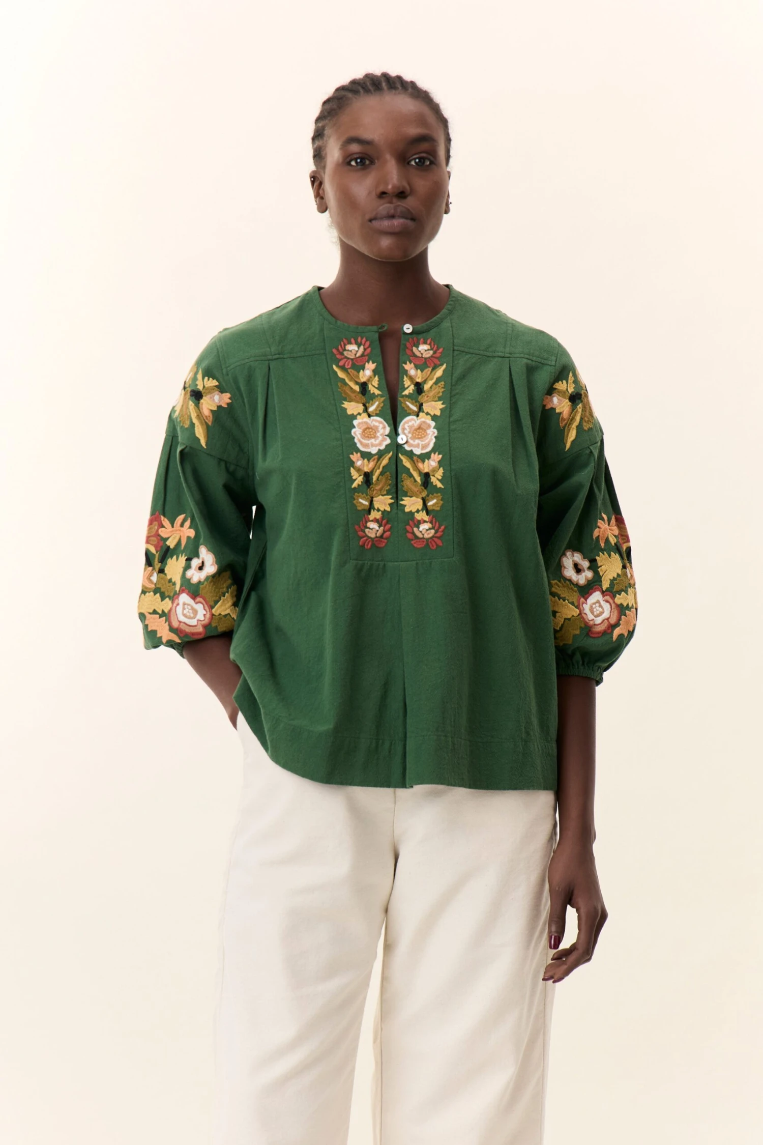 LEON & HARPER Blouse Cacia Brd 1 LEON & HARPER Blouse Cacia Brd