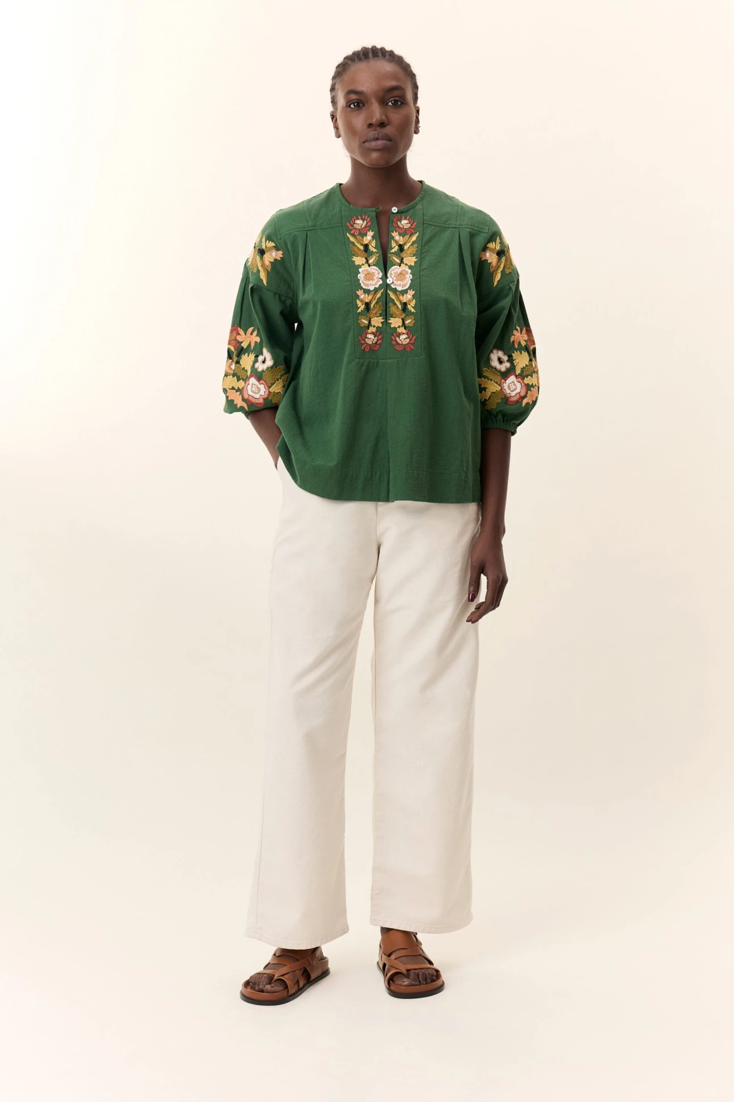 LEON & HARPER Blouse Cacia Brd 2 LEON & HARPER Blouse Cacia Brd - Image 2