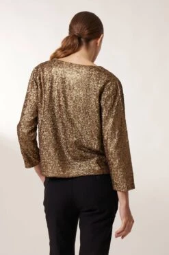 LEON & HARPER Blouse Cassy PLN -LEON & HARPER Shop BLOUSE CASSY PLN GOLD 6