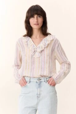 LEON & HARPER Blouse Casta Strp