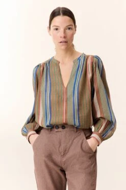 LEON & HARPER Blouse Chleo Strp
