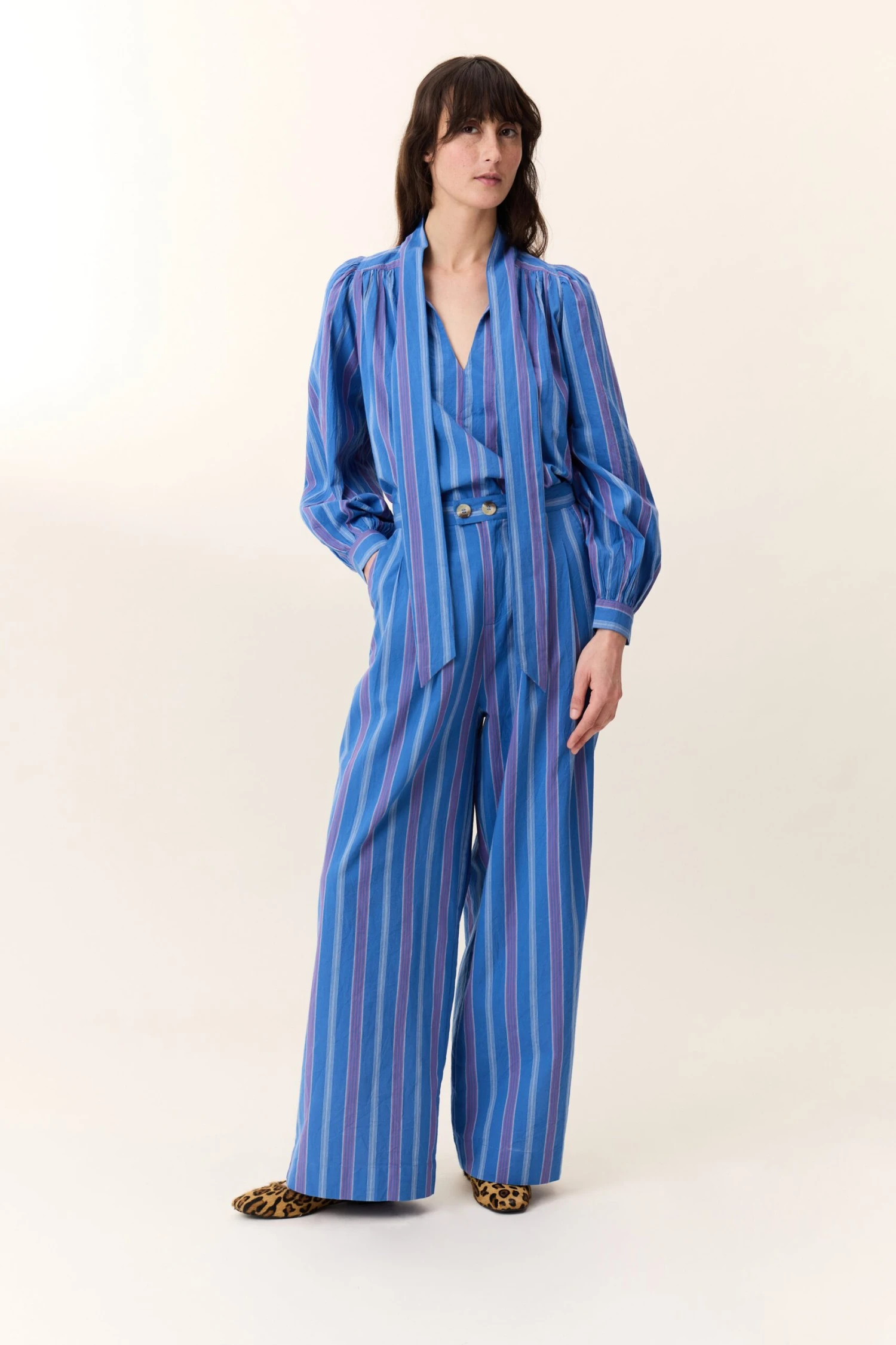 LEON & HARPER Blouse Cilian Strp 2 LEON & HARPER Blouse Cilian Strp - Image 2