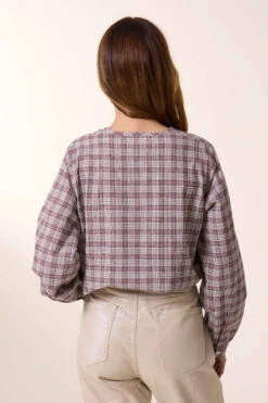 LEON & HARPER Blouse Colina Check -LEON & HARPER Shop BLOUSE COLINA CHECK MULTICO 3