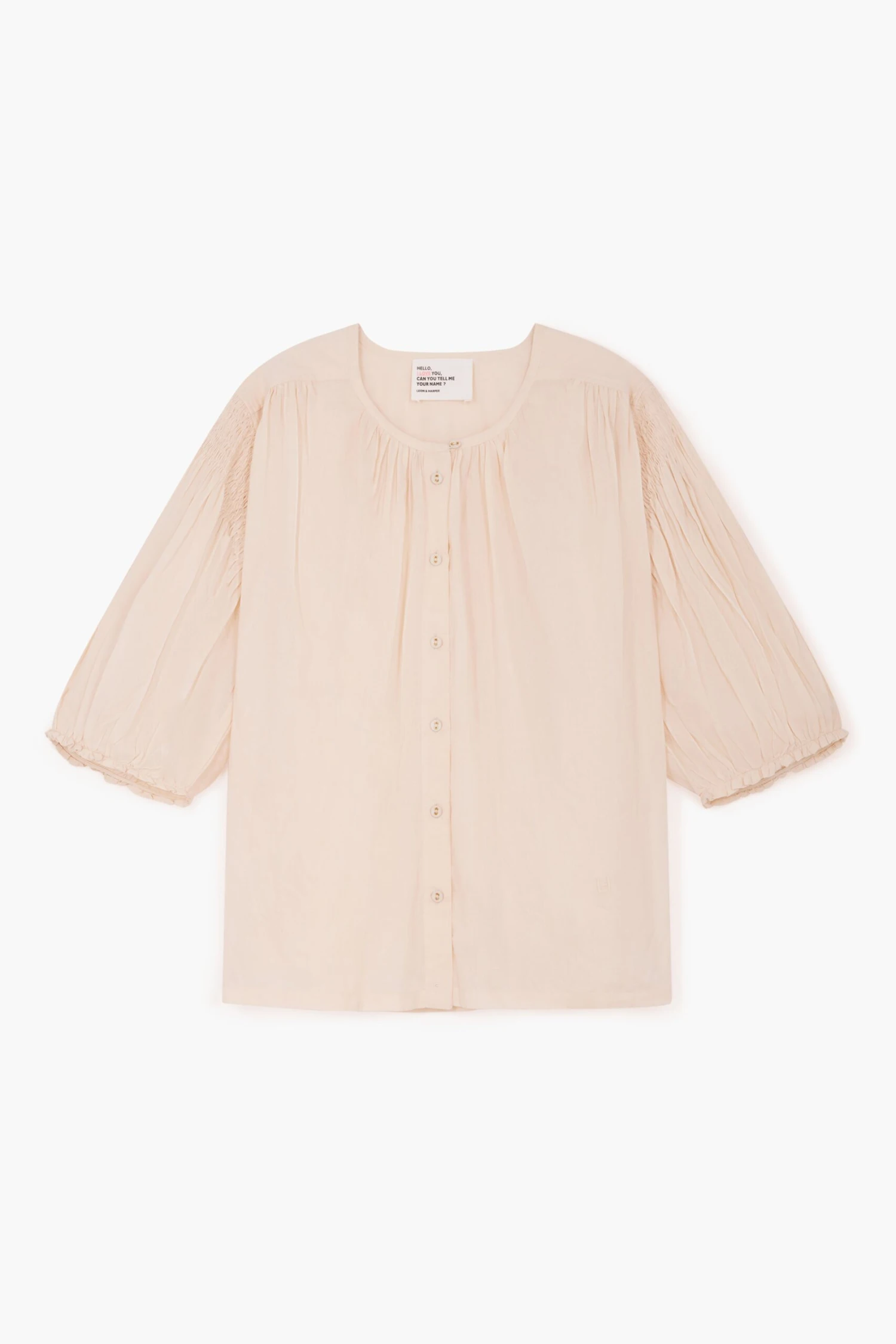 LEON & HARPER Blouse Corso Plain 5 LEON & HARPER Blouse Corso Plain - Image 5
