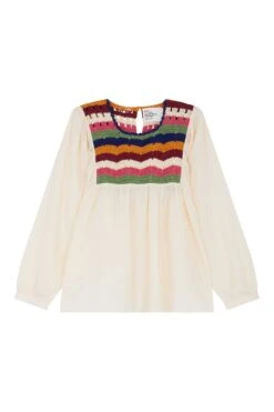 LEON & HARPER Blouse Criq Crochet 9 LEON & HARPER Blouse Criq Crochet -LEON & HARPER Shop BLOUSE CRIQ CROCHET OFF WHITE 10