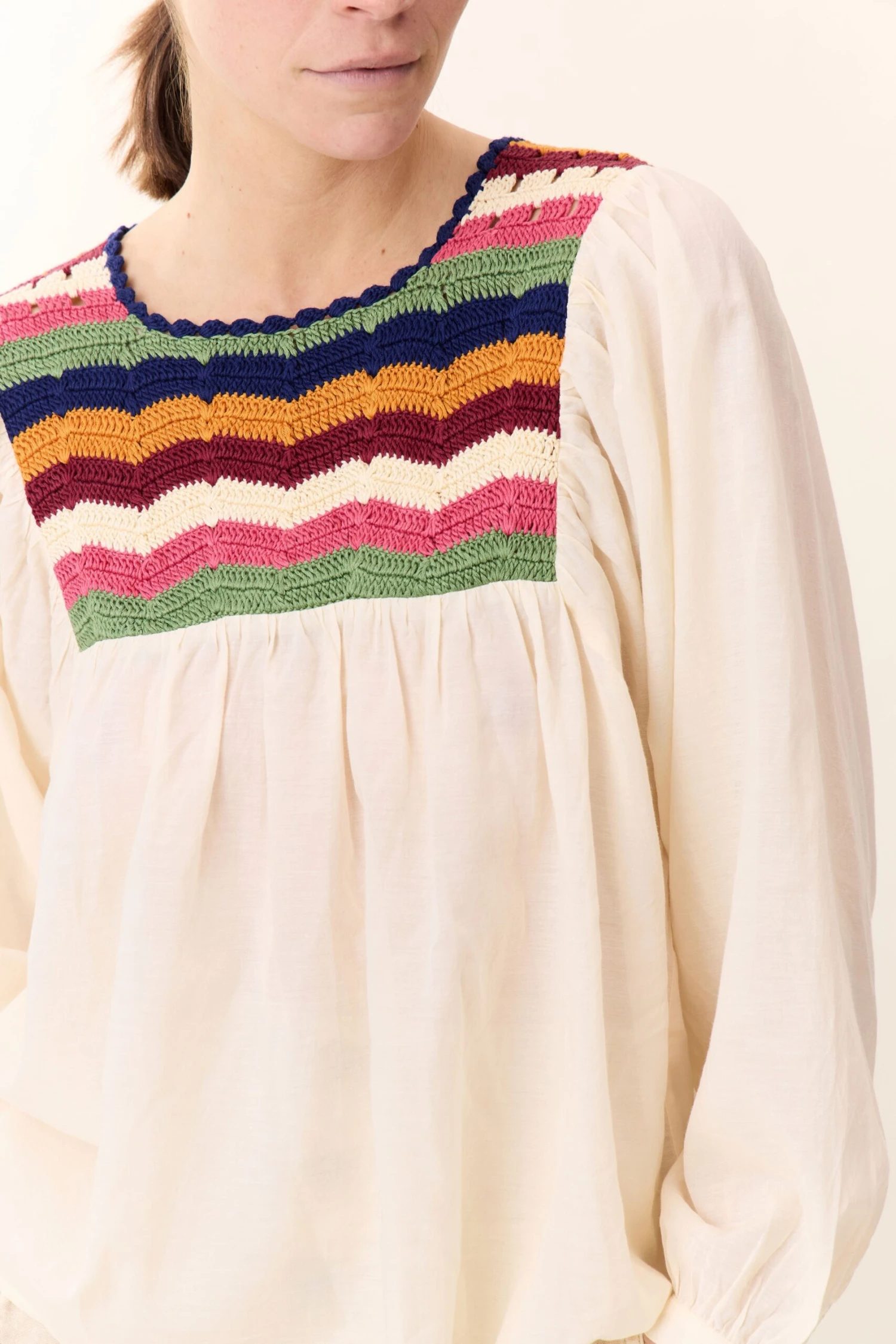 LEON & HARPER Blouse Criq Crochet 2 LEON & HARPER Blouse Criq Crochet - Image 2