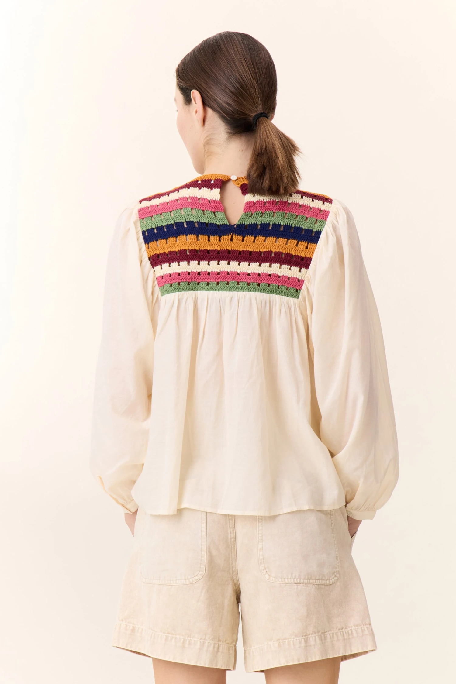 LEON & HARPER Blouse Criq Crochet 3 LEON & HARPER Blouse Criq Crochet - Image 3