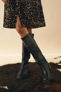 LEON & HARPER Bottes Stuart AS24 Black -LEON & HARPER Shop BOTTES STUART AS24 BLACK BLACK 2