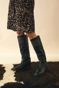 LEON & HARPER Bottes Stuart AS24 Black -LEON & HARPER Shop BOTTES STUART AS24 BLACK BLACK 5