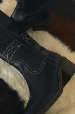 LEON & HARPER Bottes Stuart AS24 Black -LEON & HARPER Shop BOTTES STUART AS24 BLACK BLACK 6