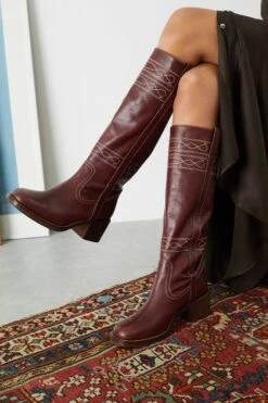 LEON & HARPER Bottes Stuart AS24 Bordeaux -LEON & HARPER Shop BOTTES STUART AS24 BORDEAUX 1