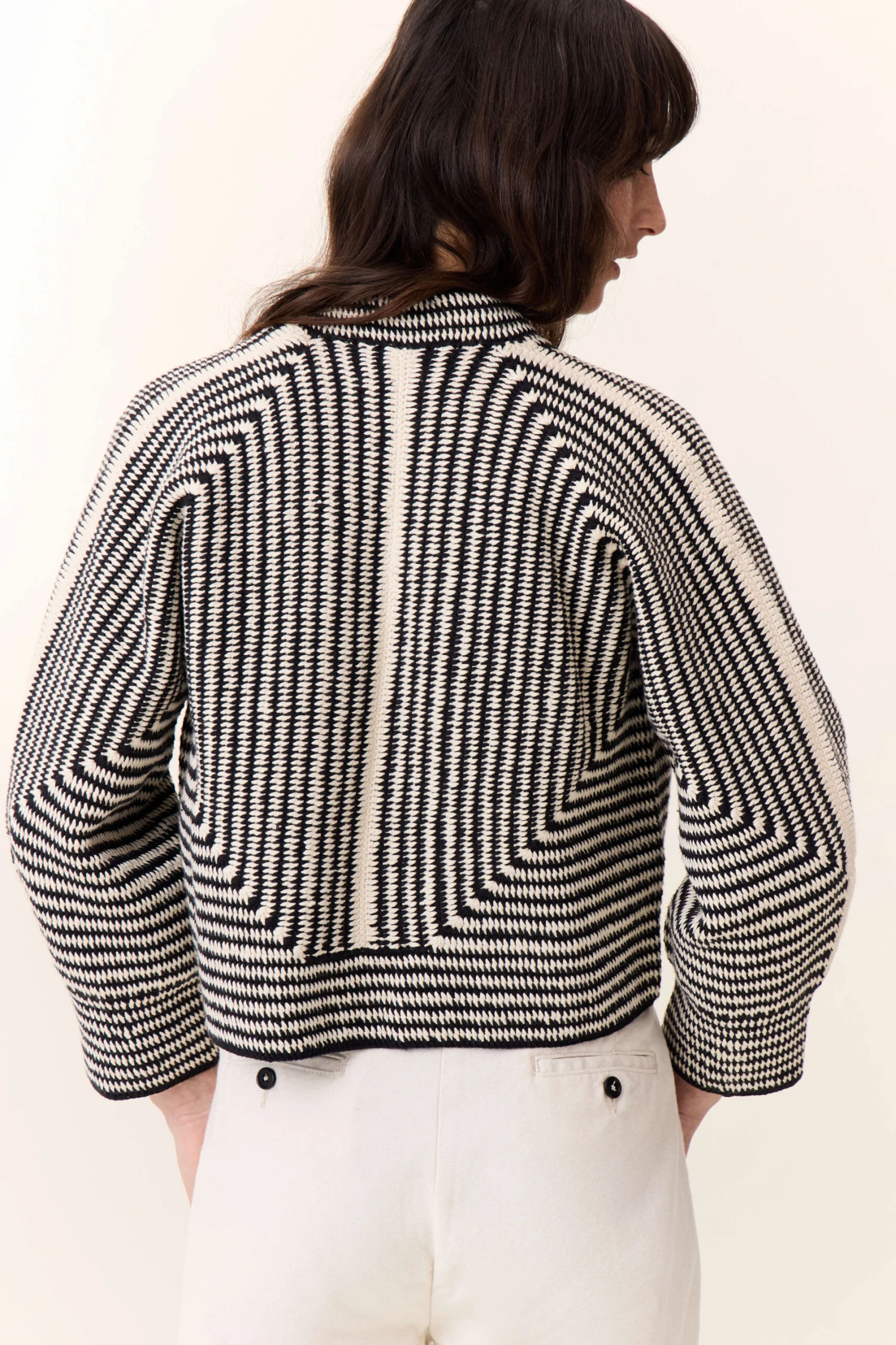 LEON & HARPER Cardigan Marvela Strp 6 LEON & HARPER Cardigan Marvela Strp - Image 6