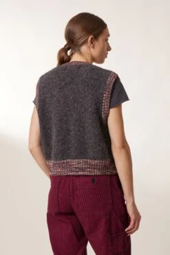 LEON & HARPER Cardigan Milly PLN -LEON & HARPER Shop CARDIGAN MILLY PLN GREY 3