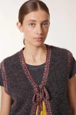 LEON & HARPER Cardigan Milly PLN -LEON & HARPER Shop CARDIGAN MILLY PLN GREY 4