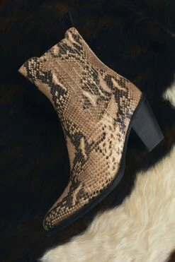 LEON & HARPER Bottines Sylvie Python