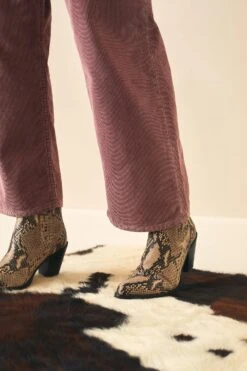 LEON & HARPER Bottines Sylvie Python -LEON & HARPER Shop CHAUSSURES SYLVIE PYTHON YELLOW 6