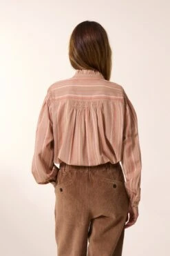 LEON & HARPER Chemise Chiara Multi -LEON & HARPER Shop CHEMISE CHIARA MULTI BEIGE 3