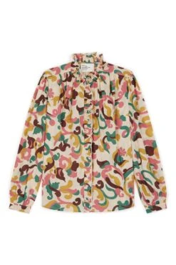 LEON & HARPER Chemise Chypre Patch -LEON & HARPER Shop CHEMISE CHYPRE PATCH VANILLA 10