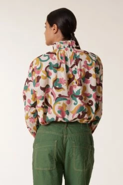 LEON & HARPER Chemise Chypre Patch -LEON & HARPER Shop CHEMISE CHYPRE PATCH VANILLA 3