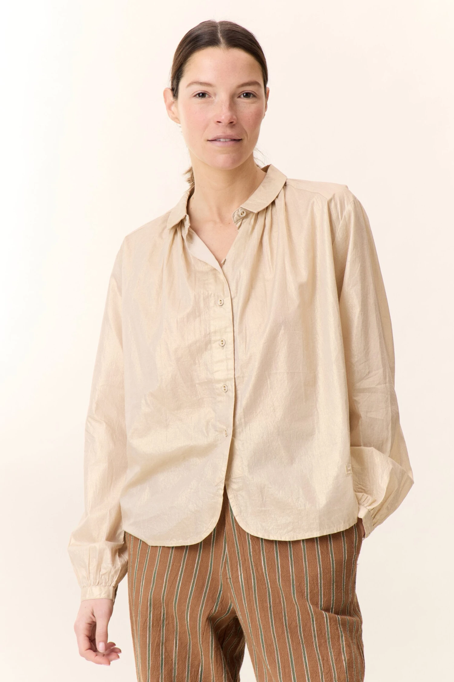 LEON & HARPER Chemise Cob Foil 1 LEON & HARPER Chemise Cob Foil