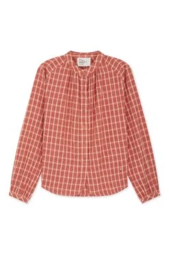 LEON & HARPER Chemise Cob Multi -LEON & HARPER Shop CHEMISE COB MULTI RED 10