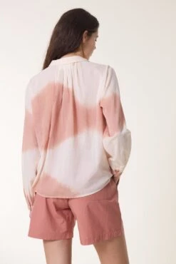 LEON & HARPER Chemise Cob T&D -LEON & HARPER Shop CHEMISE COB T D CORAL 3