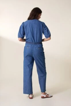 LEON & HARPER Combinaison Odylle Dnm -LEON & HARPER Shop COMBINAISON ODYLLE DNM BLUE 5