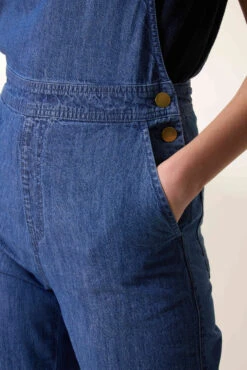 LEON & HARPER Combinaison Olivo Dnm -LEON & HARPER Shop COMBINAISON OLIVO DNM BLUE 4