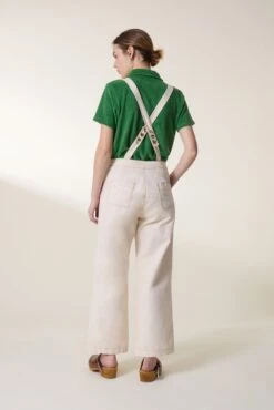 LEON & HARPER Combinaison Olivo Plain -LEON & HARPER Shop COMBINAISON OLIVO PLAIN ECRU 3