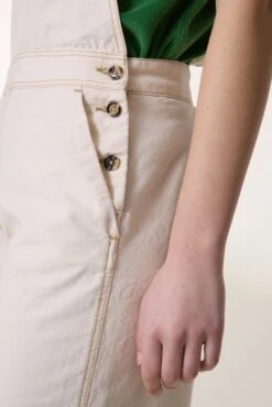 LEON & HARPER Combinaison Olivo Plain -LEON & HARPER Shop COMBINAISON OLIVO PLAIN ECRU 4