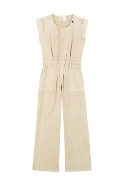 LEON & HARPER Combinaison Orace Plain -LEON & HARPER Shop COMBINAISON ORACE PLAIN BEIGE 10