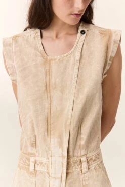 LEON & HARPER Combinaison Orace Plain -LEON & HARPER Shop COMBINAISON ORACE PLAIN BEIGE 4