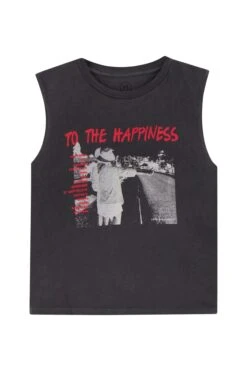 LEON & HARPER Débardeur Dode Road -LEON & HARPER Shop DEBARDEUR DODE ROAD CARBONE 10