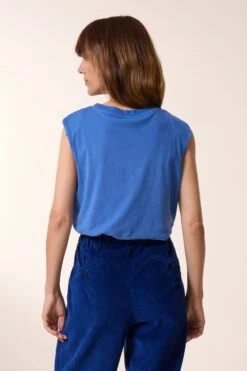 LEON & HARPER Debardeur Dode Un -LEON & HARPER Shop DEBARDEUR DODE UN BLUE 3