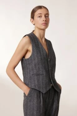 LEON & HARPER Gilet Valet Chev