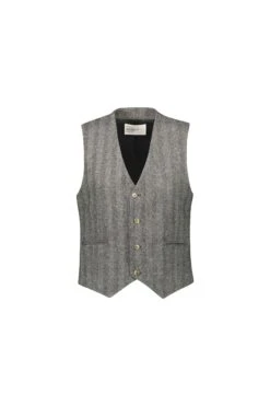 LEON & HARPER Gilet Valet Chev -LEON & HARPER Shop GILET VALET CHEV CHEVRON 10