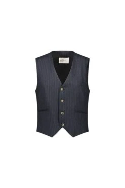 LEON & HARPER Gilet Valet Stripe -LEON & HARPER Shop GILET VALET STRIPE BLACKSTRIPE 10