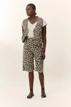 LEON & HARPER Gilet Vish Leo 8 LEON & HARPER Gilet Vish Leo -LEON & HARPER Shop GILET VISH LEO BEIGE 5