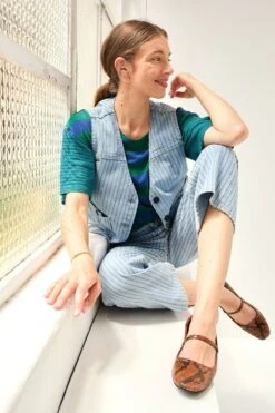 LEON & HARPER Gilet Vish Stripe