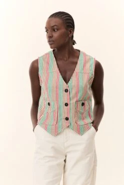 LEON & HARPER Gilet Vish Strp