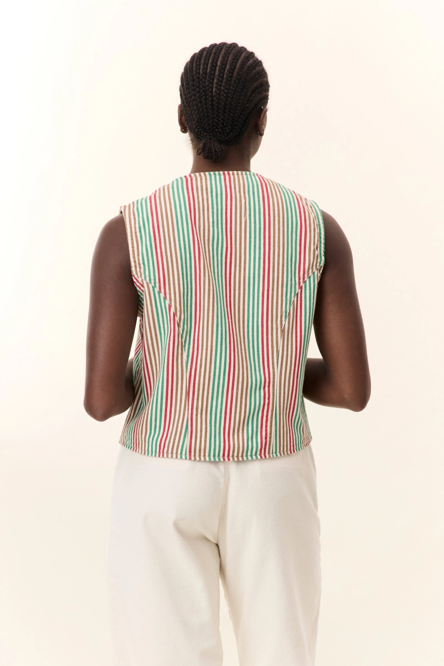 LEON & HARPER Gilet Vish Strp 3 LEON & HARPER Gilet Vish Strp - Image 3