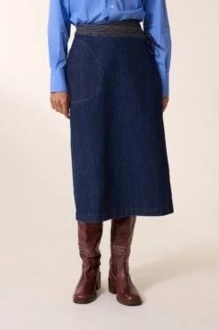 LEON & HARPER Jupe Jana PLN -LEON & HARPER Shop JUPE JANA PLN BRUT 2