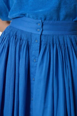 LEON & HARPER Jupe Jiotto Plain -LEON & HARPER Shop JUPE JIOTTO PLAIN OCEAN 4