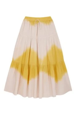 LEON & HARPER Jupe Juize T&D -LEON & HARPER Shop JUPE JUIZE T D MUSTARD 10