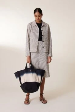 LEON & HARPER Jupe Justi Strp 11 LEON & HARPER Jupe Justi Strp -LEON & HARPER Shop JUPE JUSTI STRP ECRU 5