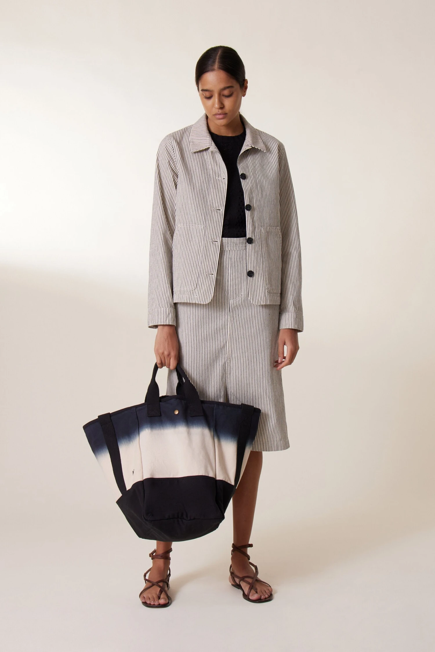 LEON & HARPER Jupe Justi Strp 5 LEON & HARPER Jupe Justi Strp - Image 5